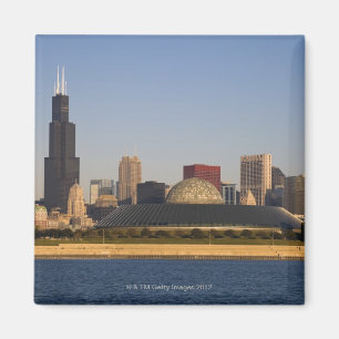 Verenigde Staten, Illinois, Chicago, City skyline  Magneet