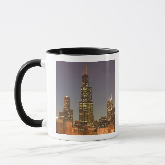 Verenigde Staten, Illinois, Chicago: City Skyline  Mok (Links)