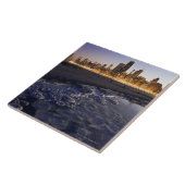 Verenigde Staten, Illinois, Chicago, City skyline  Tegeltje (Zijkant)