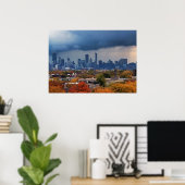 Verenigde Staten, Illinois, Chicago, cityscape Poster (Thuiskantoor)