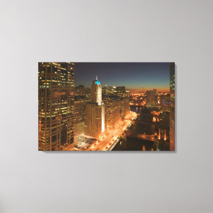 Verenigde Staten, Illinois, Chicago: De regel: Geb Canvas Afdruk