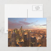 Verenigde Staten, Illinois, Chicago: Het Uitzicht  Briefkaart (Voorkant / Achterkant)