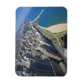 Verenigde Staten, Illinois, Chicago shore, gezien  Magneet (Verticaal)