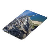 Verenigde Staten, Illinois, Chicago shore, gezien  Magneet (Linkerzijde)