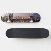 Verenigde Staten, Illinois, Chicago skyline bij sc Skateboard (Horizontaal)