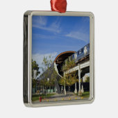 Verenigde Staten, Illinois, Chicago, Train pass Il Metalen Ornament (Rechts)