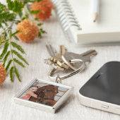 Verenigde Staten, Illinois, Metamora, portret van  Sleutelhanger (Zijkant)