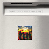 Verenigde Staten in Honor Magneet (Insitu (Vaatwasser))