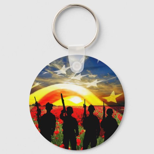 Verenigde Staten in Honor Sleutelhanger (Voorkant)