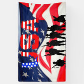 Verenigde Staten in Honor Spandoek (Verticaal)