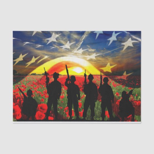 Verenigde Staten in Honor Tissuepapier (Voorkant)