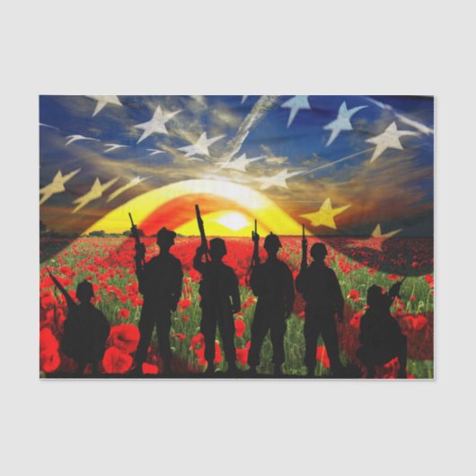 Verenigde Staten in Honor Tissuepapier (Voorkant)