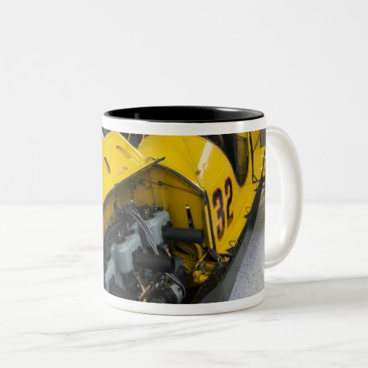 Verenigde Staten, Indiana, Indianapolis: Indianapo Tweekleurige Koffiemok (Voorkant rechts)