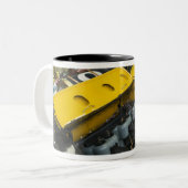 Verenigde Staten, Indiana, Indianapolis: Indianapo Tweekleurige Koffiemok (Voorkant links)