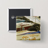 Verenigde Staten, Indiana, Indianapolis: Indianapo Vierkante Button 5,1 Cm (Voorkant /achterkant)