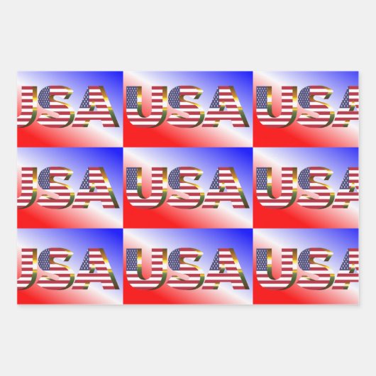 Verenigde Staten Inpakpapier Vel (Voorkant)