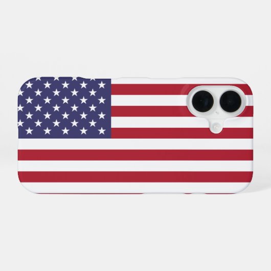 Verenigde Staten iPhone 16 Hoesje (Achterkant horizontaal)