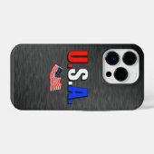Verenigde Staten iPhone Hoesje (Achterkant horizontaal)