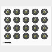 Verenigde Staten - Irak Ronde Sticker (Vel)
