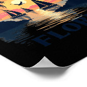 Verenigde Staten Island City - Florida Keys Archip Poster (Hoek)