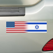 Verenigde Staten Israël bondgenoten Amerikaanse Is Bumpersticker (Op auto)