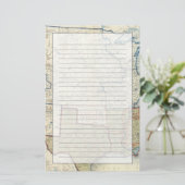 Verenigde Staten juni 1861 Briefpapier (Staand voorkant)