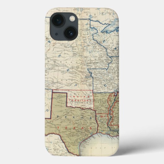 Verenigde Staten juni 1861 Case-Mate iPhone Case (Achterkant)