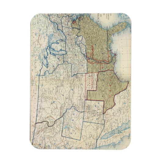 Verenigde Staten juni 1861 Magneet (Verticaal)