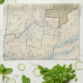 Verenigde Staten juni 1861 Theedoek (Gevouwen)