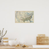 Verenigde Staten juni 1862 Poster (Keuken)