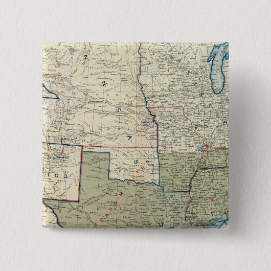 Verenigde Staten juni 1862 Vierkante Button 5,1 Cm (Voorkant)