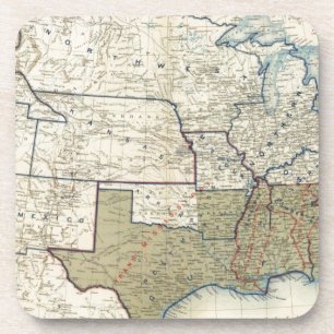 Verenigde Staten juni 1864 Drankjes Onderzetter