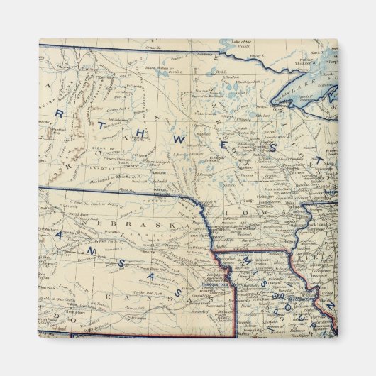Verenigde Staten juni 1864 Magneet (Voorkant)