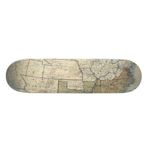 Verenigde Staten juni 1864 Skateboard