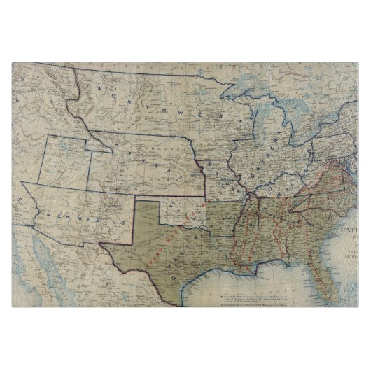 Verenigde Staten juni 1864 Snijplank (Voorkant)