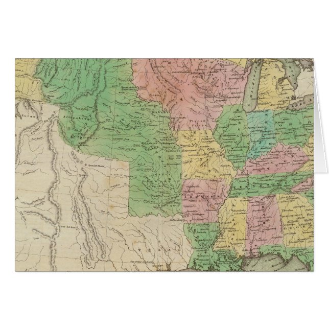 Verenigde Staten, kaart 2 (Voorkant Horizontaal)