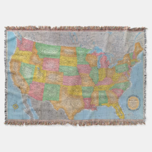 Verenigde Staten, kaart 3 Deken