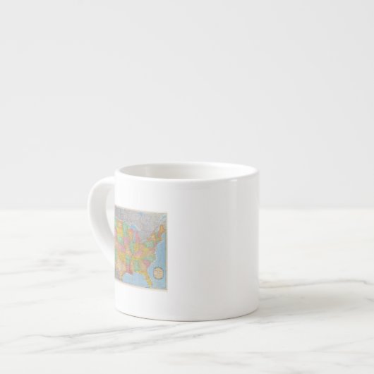Verenigde Staten, kaart 3 Espresso Kop (Links)