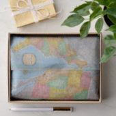 Verenigde Staten, kaart 3 Tissuepapier (Geschenk)