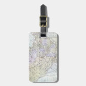 VERENIGDE STATEN KAART, c1812 Bagagelabel (Voorkant verticaal)