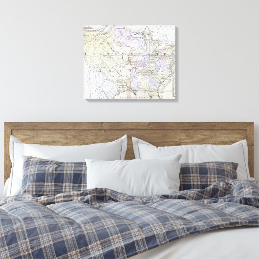 VERENIGDE STATEN KAART, c1812 Canvas Afdruk (Insitu (Slaapkamer))
