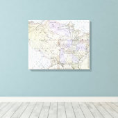 VERENIGDE STATEN KAART, c1812 Canvas Afdruk (Insitu (Houten vloer))