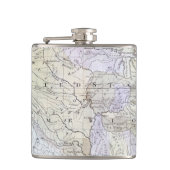 VERENIGDE STATEN KAART, c1812 Heupfles (Voorkant)