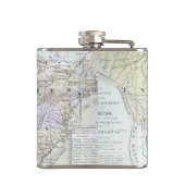 VERENIGDE STATEN KAART, c1812 Heupfles (Achterkant)