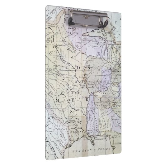 VERENIGDE STATEN KAART, c1812 Klembord (Rechts)