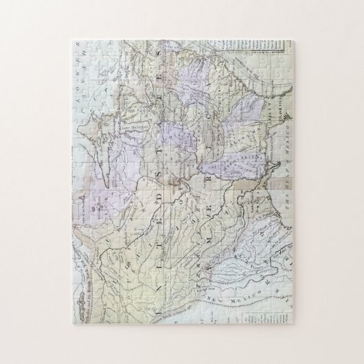 VERENIGDE STATEN KAART, c1812 Legpuzzel (Verticaal)