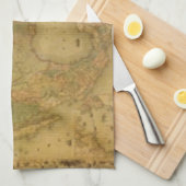 Verenigde Staten Kaart Keukenhanddoek (Quarter Fold)