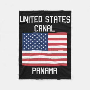 Verenigde Staten Kanaal Panamakanaal Trump 2025 Hu Fleece Deken