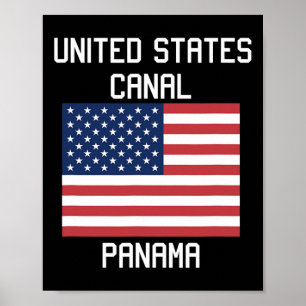 Verenigde Staten Kanaal Panamakanaal Trump 2025 Hu Poster