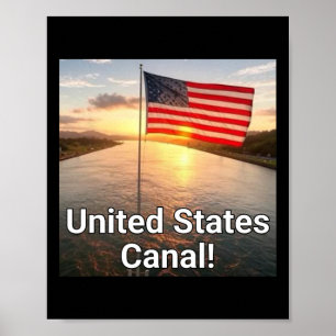 Verenigde Staten Kanaal Trump Citaat , Amerikaanse Poster